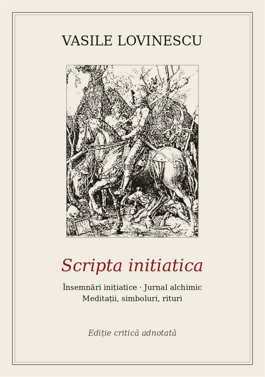 Coperta: Scripta initiatica
