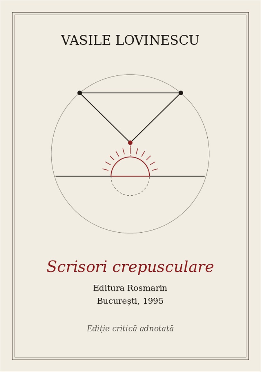 Coperta: Scrisori crepusculare